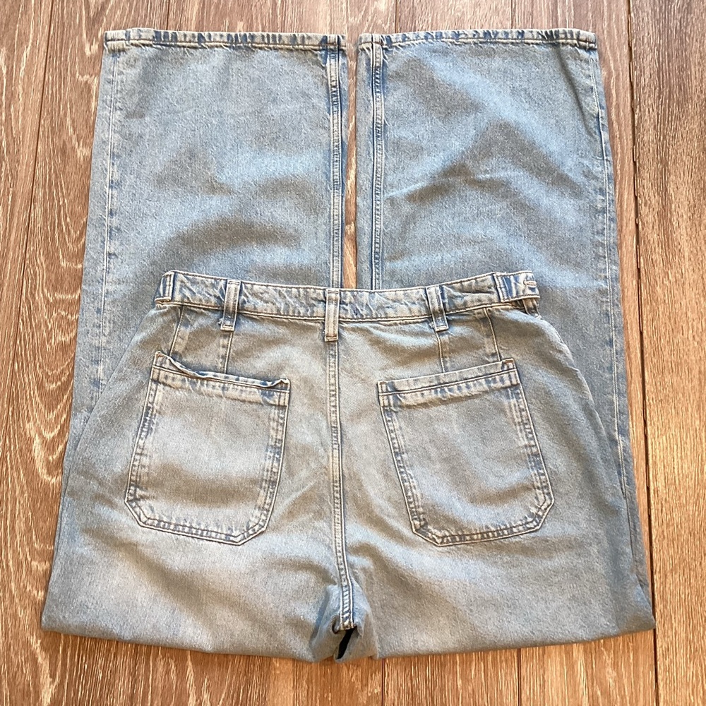 We the Free Palmer cuffed Wide Leg Jeans - Picture 7 of 11